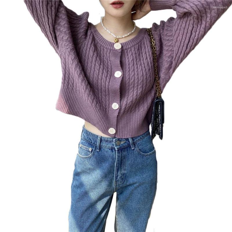 

Women's Knits Sweet Girls Sweater Cardigan Spring And Autumn Japanese Women Soft Loose Single-breasted Knitted Coat Female Knit Tops NS2449, Black