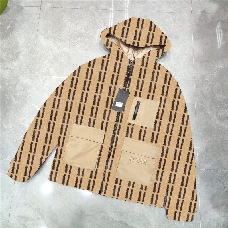 

Lamb Wool Jackets Coats For Women and Men Designer Letter Fashion Outerwear Winter Thick Warm Womens Coat Clothing, Extra shipping/no ship
