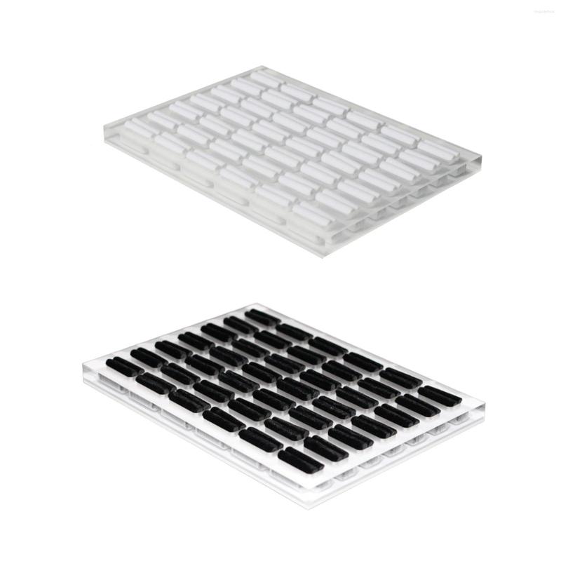 

Jewelry Pouches Rings Display Tray Holder Box Storage Earring Case Acrylic Velvet Organizer