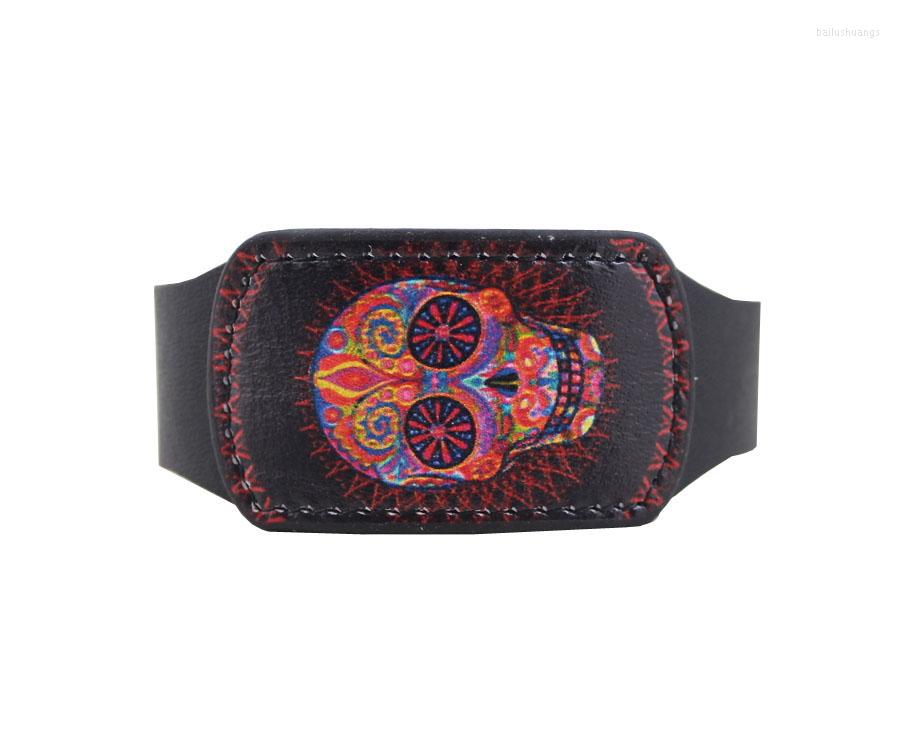 

Bangle Vintage Men's Rope Leather Personalized Bracelets Skull Bracelet For Women Factory Wholesale