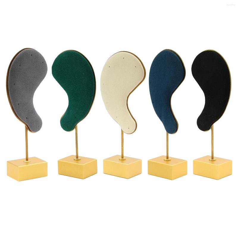 

Jewelry Pouches Ear-Shaped Earring Tree Stand Display Ornaments Organizer Holder Rack Simple But Exquisite T-Shaped Studs Necklace