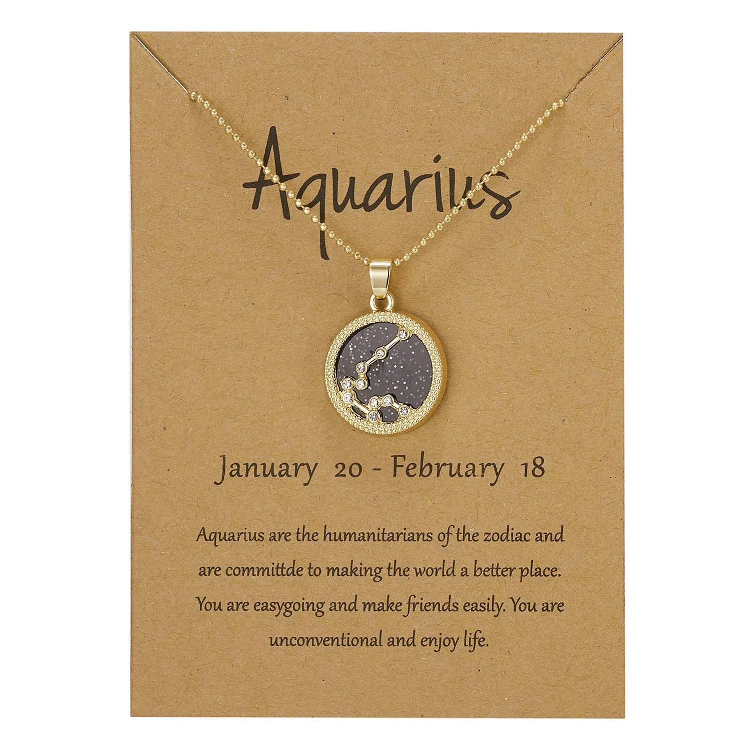 

Sign Round Chocker Necklace for Women Gold Color Pendant Chain Fashion Jewelry Party Gift