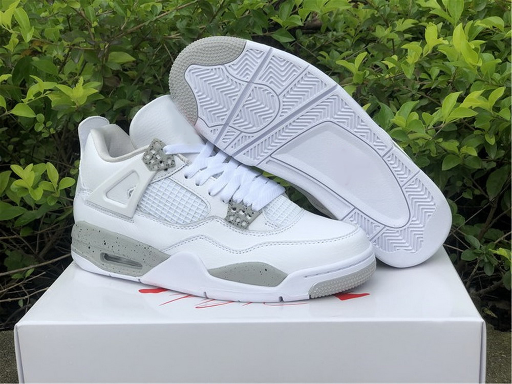 

Handmade White Oreo 4 4s Tech Grey Black Fire Red Ct8527-100, #1