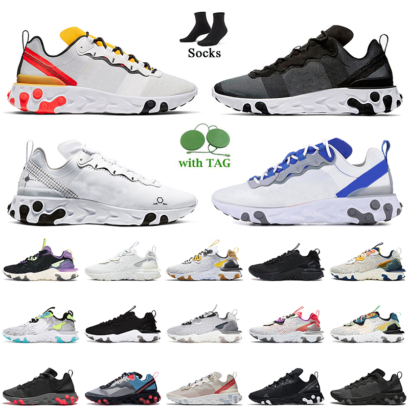 

Epic React Vision Element 55 87 Running Shoes Reacts Sneakers Undercover Tour Yellow Schematic Tripel White Black Iridescent Barely Volt Women Mens Trainers Sports, A39 light armory blue 40-45