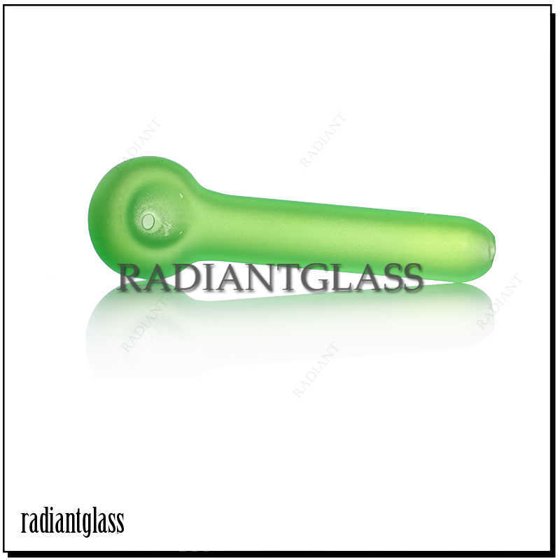 

Matte Mini Hand Glass Pipe Colorful for Dry Herb Tobacco Smoking Pipes Handmade