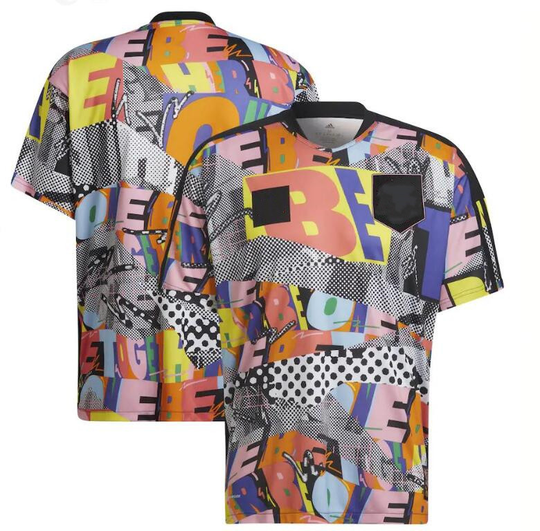 

22 23 soccer jersey Manchestermens United Love Unites Jersey 2022 2023 shirt football tracksuits jerseys training jacket chandal futbol survetement utd, Beige