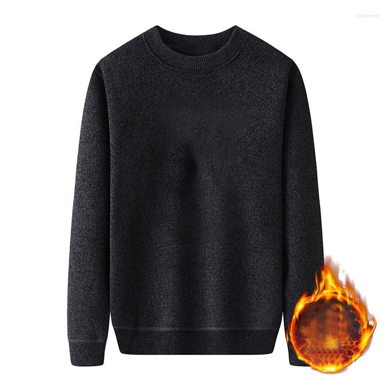 

Men's Sweaters Winter 2022 Arrival Men's Chenille Plus Size High Quality Solid Trend Versatile Pullovers Men Drop Ship, Black