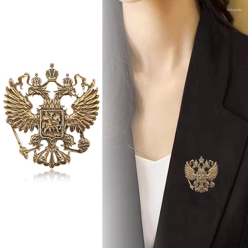 

Brooches Vintage Eagle Brooch Alloy Animal Lapel Pins Suit Shirt Badge Corsage Jewelry For Women Men Clothing Accessories