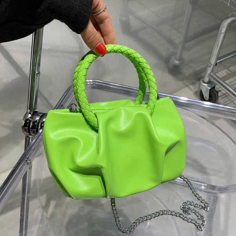 

Evening Bags Bag women 2022 new women's Fold cloud popular versatile Messenger Handbag, Black