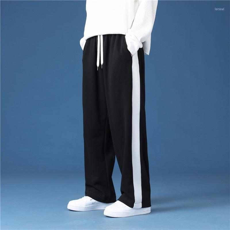 

Men's Pants Summer Casual Men Fashion Oversized Wide-leg Korean Loose Sweatpants Straight Mens Joggers Trousers -4XL, Black