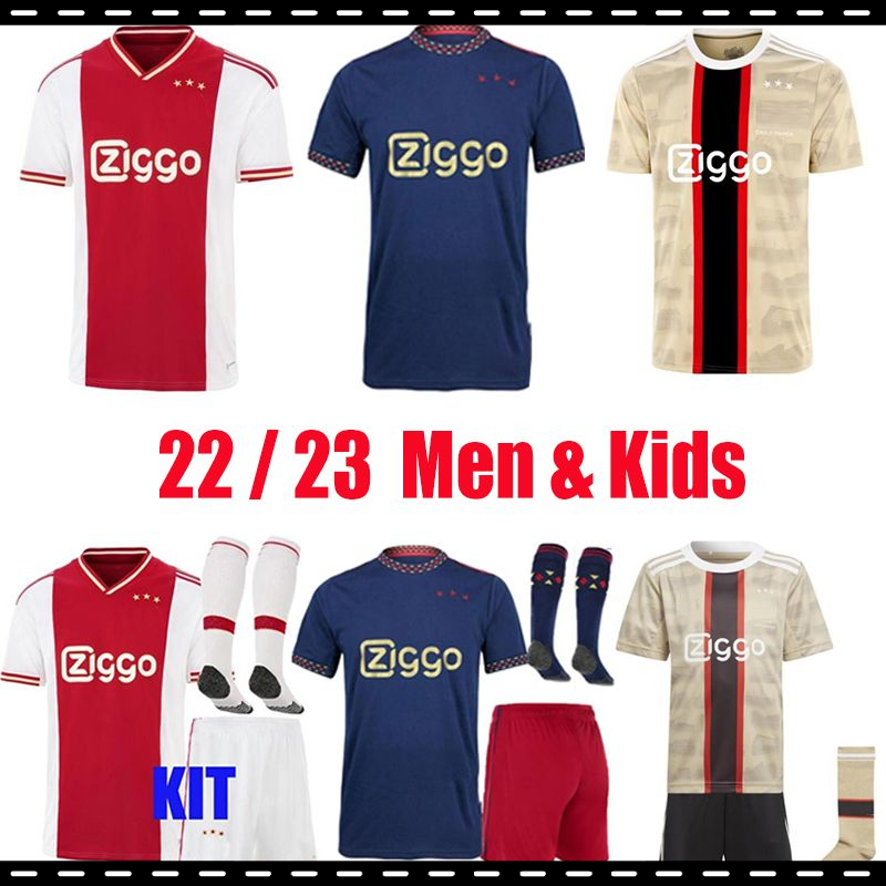 

2023 Jerseys BERGWIJN TADIC soccer jersey football shirt BERGHUIS HALLER Ajaks 22 23 Home Away Third BLIND KLAASSEN ANTONY BASSEY men Adult kids Tops Kits, Third with patch2