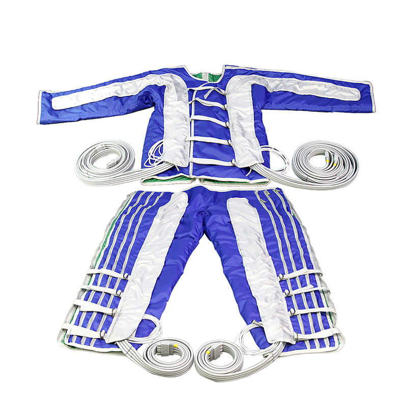 

Full Body Massage Slimming Professional Weight Loss Presoterapia Lymphatic 24 Air Bags Air Pressure High Waist Physiotherapy Suits