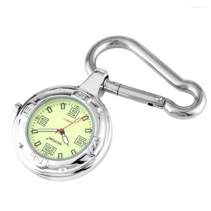 

Pocket Watches Fashion Outdoor Quartz Watch With Buckle Arabic Number Luminous Hands Display Steampunk Pendant Reloj De Bolsillo, Picture shown