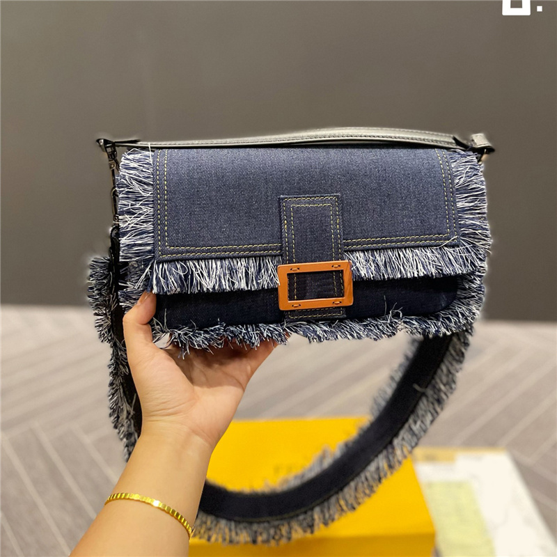 

Amazing One Shoulder Bags Blue Luxurys Designers Bag 26CM Handbag Women Casual Totes Fashion Flap Handbags Crossbody Clutch Wallet Cross body 2023 Canvas, Color b-with logo