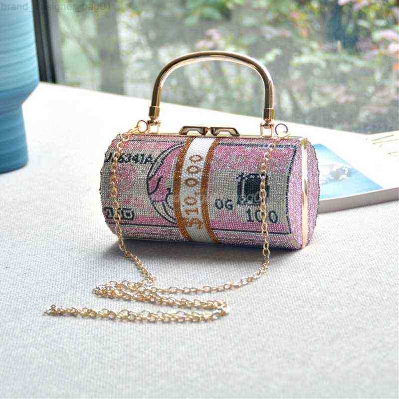 

Totes Women Dollar Evening Bags Shiny Rhinestone Clutch Money Purses Fashion Shoulder Bag Handbag Wedding Party Dinner Bag 103122H, Make up the difference