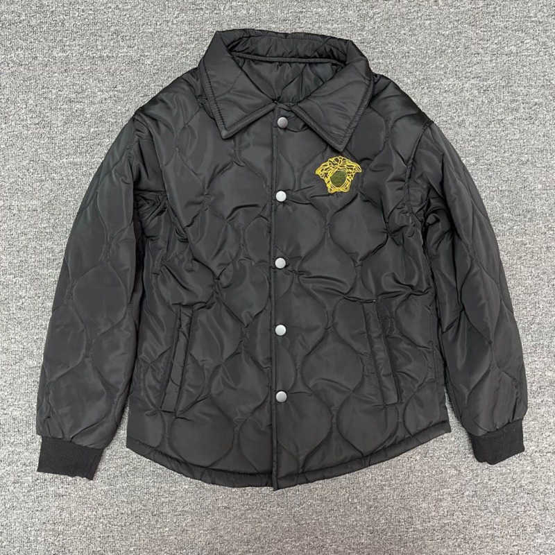 

Winter men cotton shirt designer jacket Ver Medusa embroidered ruffian cool coat fashion senior cardigan top 699, Yellow