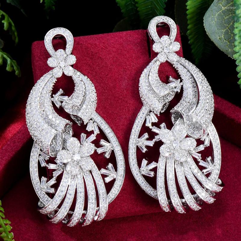 

Dangle Earrings Soramoore Original Luxury Gorgeous Big Drop For Women Fine Bridal Wedding Party Top Shiny Jewelry High Quality