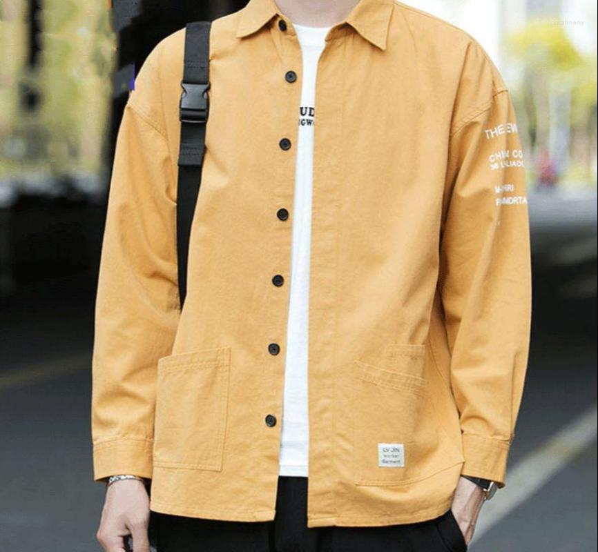 

Men's Casual Shirts Men Blouses 2022 Man Shirt Solid Long Sleeve Turn Down Collar Office Leisure Blouse Tops Plus Size Blusas Femininas, Black