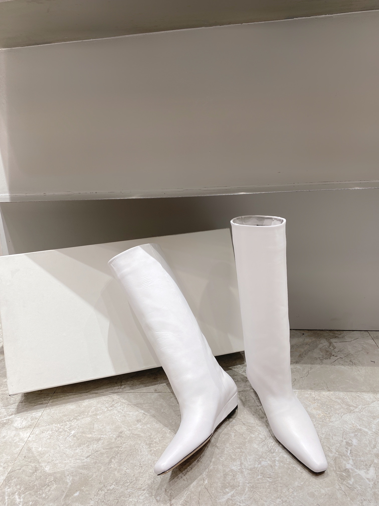 

New Style fashion Women's Knee High Boots High Heel Western Cowboy Boots Embroidered Pointed Toe Shoes Women Winter Motorcycle, Black