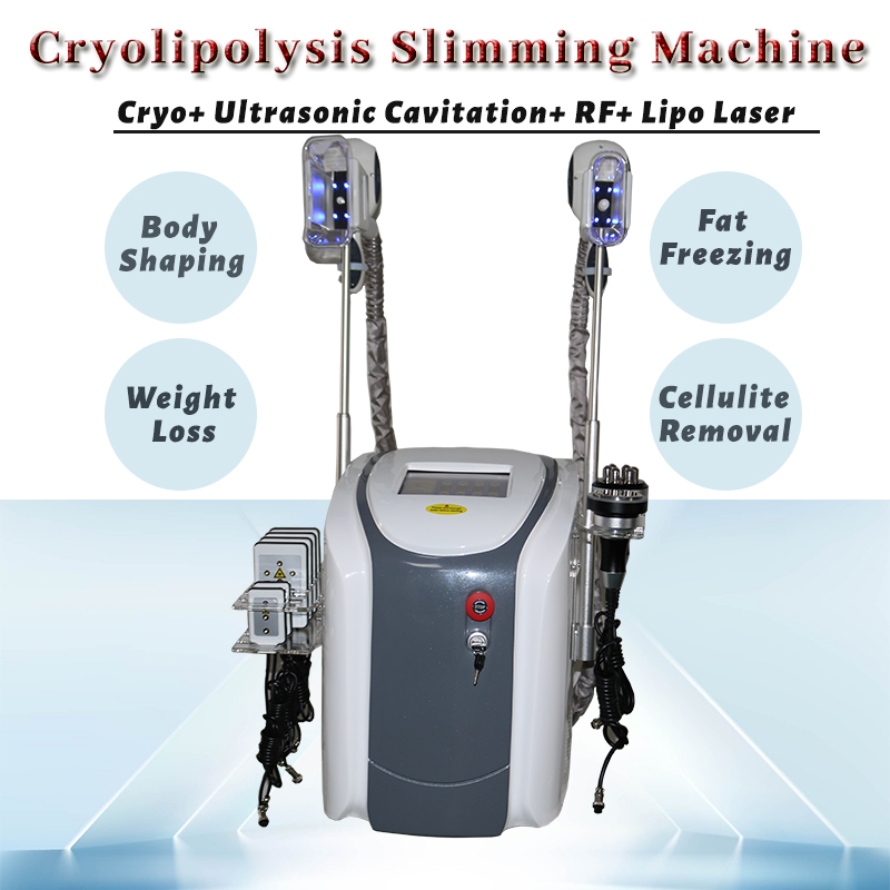 

Portable Slimming Vacuum Fat Freezing Weight Loss Machine Cryolipolysis Body Shaping Equipment Lipo Laser Diode Pads Cellulite Removal