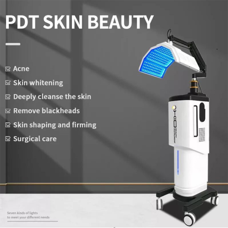 2023 PDT LED Photon Facial 7 Colors Red Light Therapy Face Mask Device For Skin Rejuvenation Spa Use