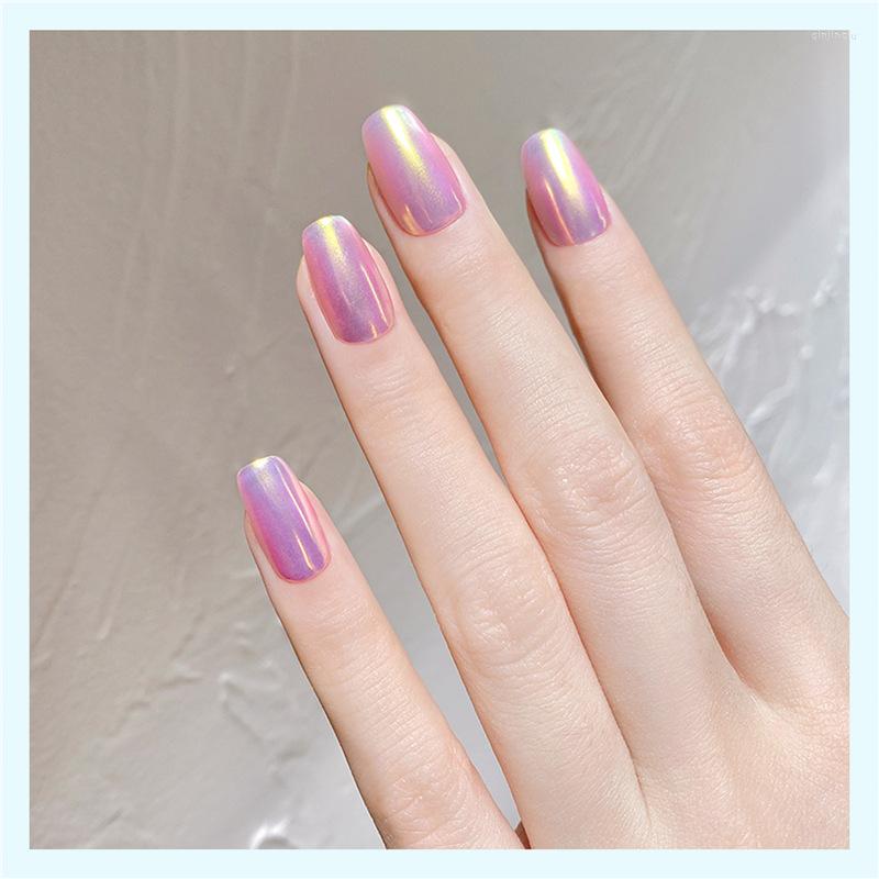 

Nail Glitter 6Colors/Box Art Solid Mirror Powder Holographic Sparkling Magic Chrome Effect Pigment