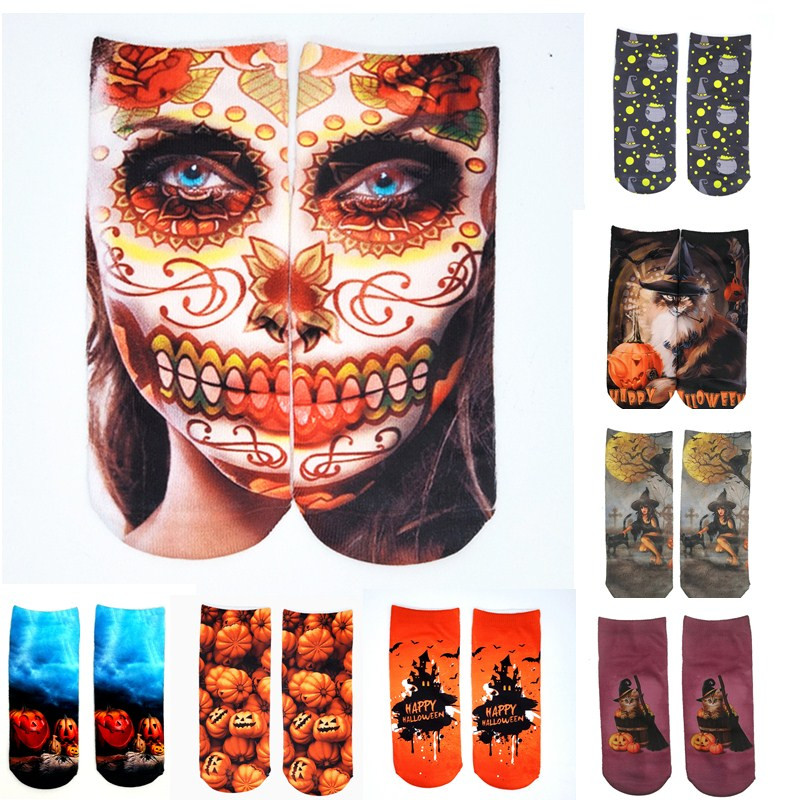 

Mens Socks Funny Women 39S Short Cotton 3D Pumpkin Skl Print Fashion Lovely Harajuku Kawaii Gift Happy Cute Halloween Drop Delivery 2 Smtvh, As details