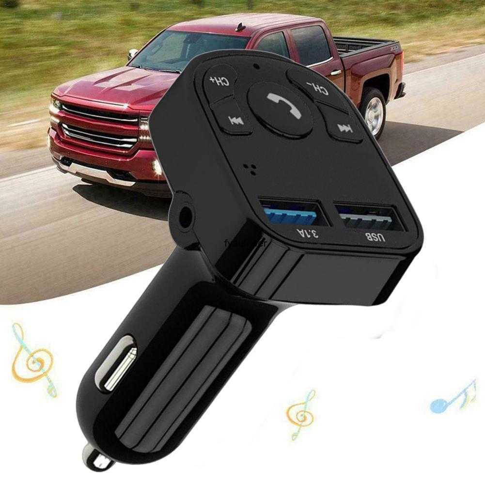 

USB ChargerCar FM Transmitter Wireless Handsfree Bluetooth 5.0 Audio Receiver Auto MP3 Player 3.1A Dual USB Fast Charger Car Accessories