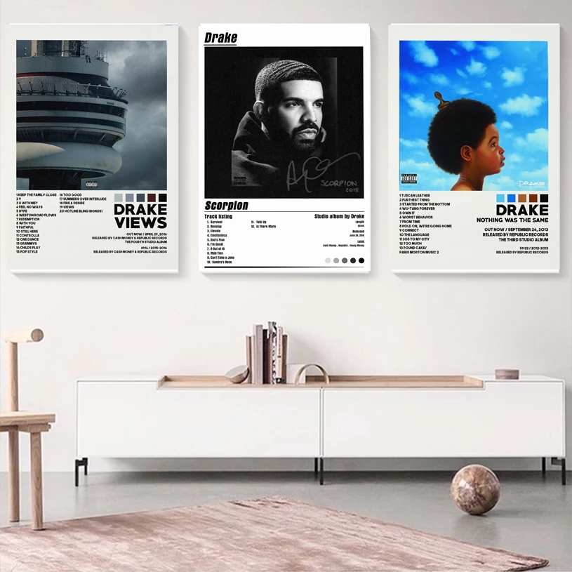 

Canvas Painting Nothing Was the Same Views Music Album Star Posters And Prints Wall Picture Art For Home Room Decor Frameless