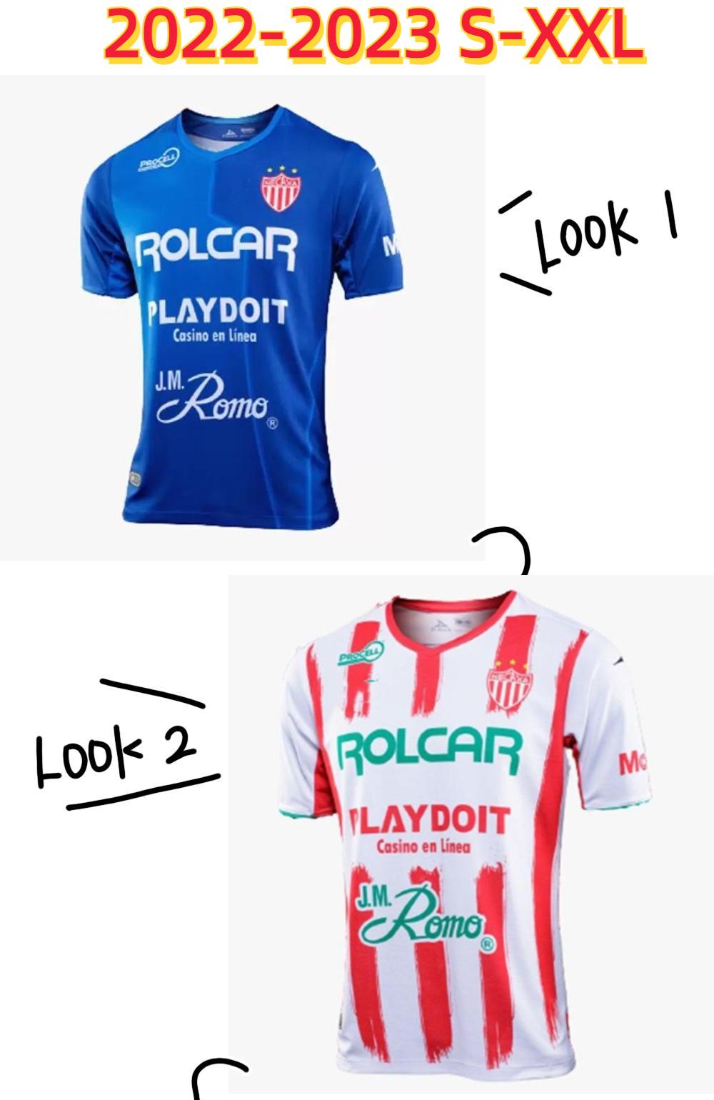 

2022 2023 Mexico Club Necaxa Soccer jerseys Customized 22 23 Home Local Away Visita M.Salas Y.Leiva Joao J.Pereira K.Mercado Man Football Shirt -XXL