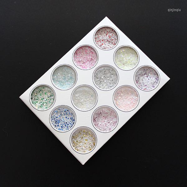 

Nail Glitter 3D Art 12 Colors Snow Acrylic Powder UV Manicure Tool