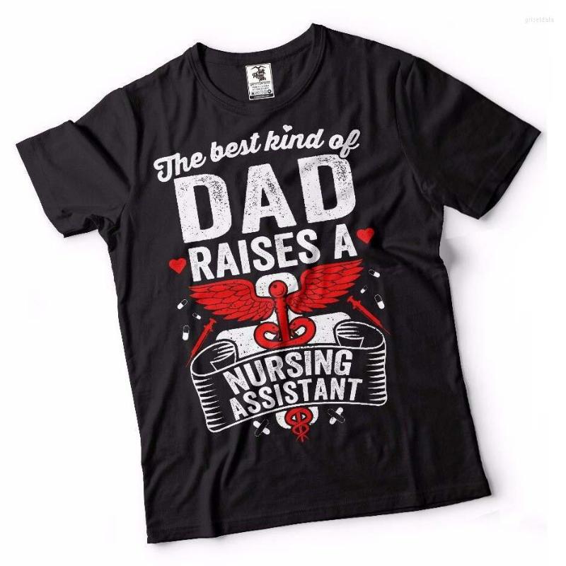 

Men' T Shirts Assistant T-shirt Gift For Dad Solid Color Print Bottoming, Black