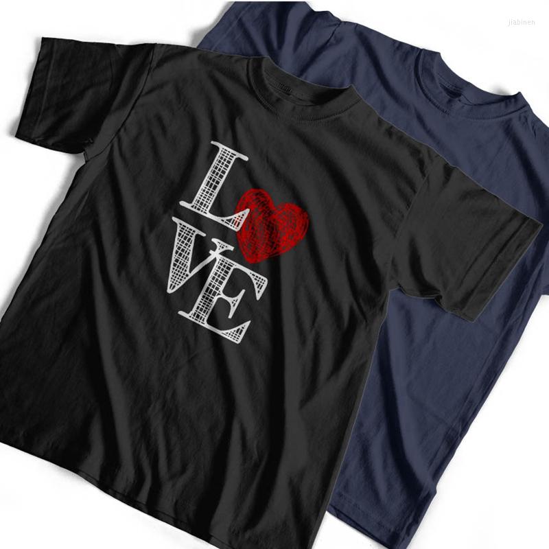 

Men's T Shirts COOLMIND Cotton Love Print Cool Unisex Shirt Casual Short Sleeve Men Tshirt Loose T-shirt Tee Tops, Aa71-ts2