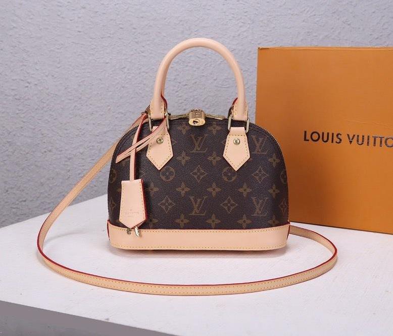 

TOP Louis Vuitton louiseity LV Viutonity designer bags tote bag handbag leather fashion all-match four-grid shoulder bag mini cute crossbody wallet-1, A+
