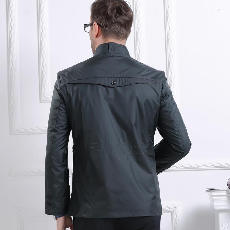 

Men's Jackets Casual Green Jacket Men Business Male Coat Men's Spring Autumn Chaquetas Hombre Mens And Coats FYY662, Black