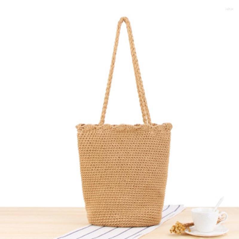 

Evening Bags National Wind Fashion Wild Shoulder Hand-woven Bag Hand Hook Cotton Rope Travel Vacation Beach Leisure, Jian huang