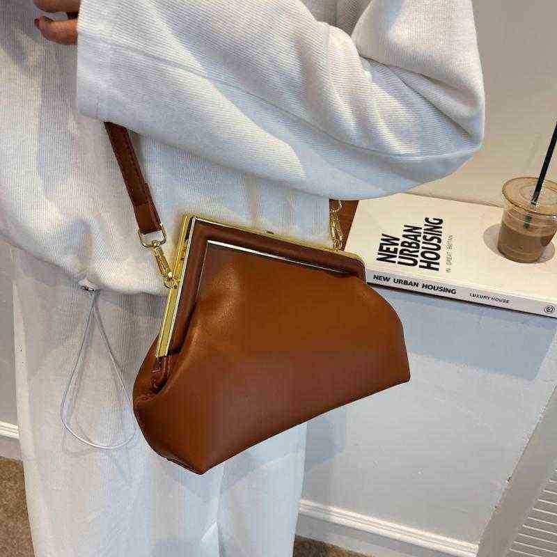 

Shopping Bag Women Shoulder Bag Vintage Evening Top Brand Pu Leather Female Designer Handbag for Solid Luxury Bag Woman Crossbody 220723, Auburn