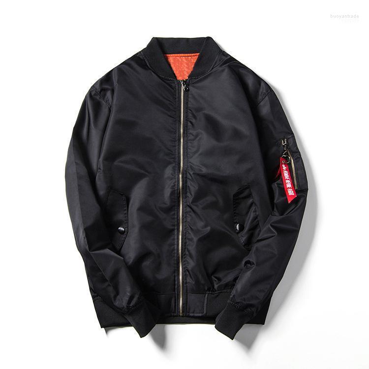 

Men's Jackets Men's Jacket Arrival Autumn Zipper Loose Men Casual Coat Fashion Brand Clothing Solid Streetwear, Black