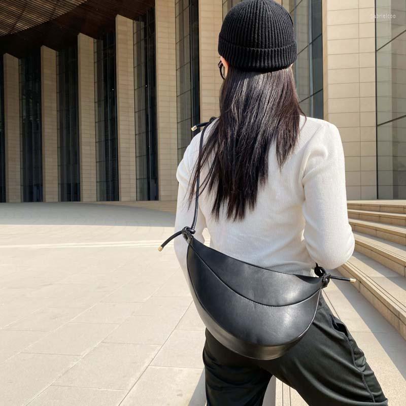 

Evening Bags Crossbody Shoulder Bag Hobos For Women Trendy PU Leather Dumplings Design 2022 Spring Handbags And Purses, Blue bag