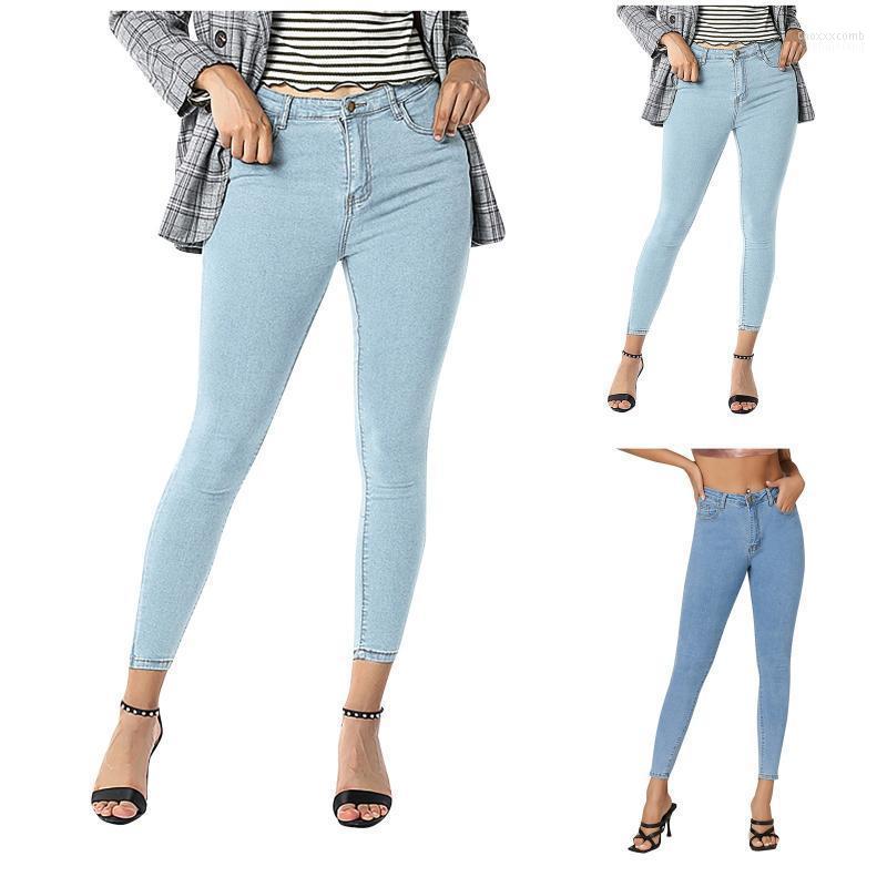 

Women' Jeans Women' 2022 Women Plus Size Casual Straight Pants Womens Comfy Summer Elastic Waist Pockets Bull-puncher Knickers, Blue