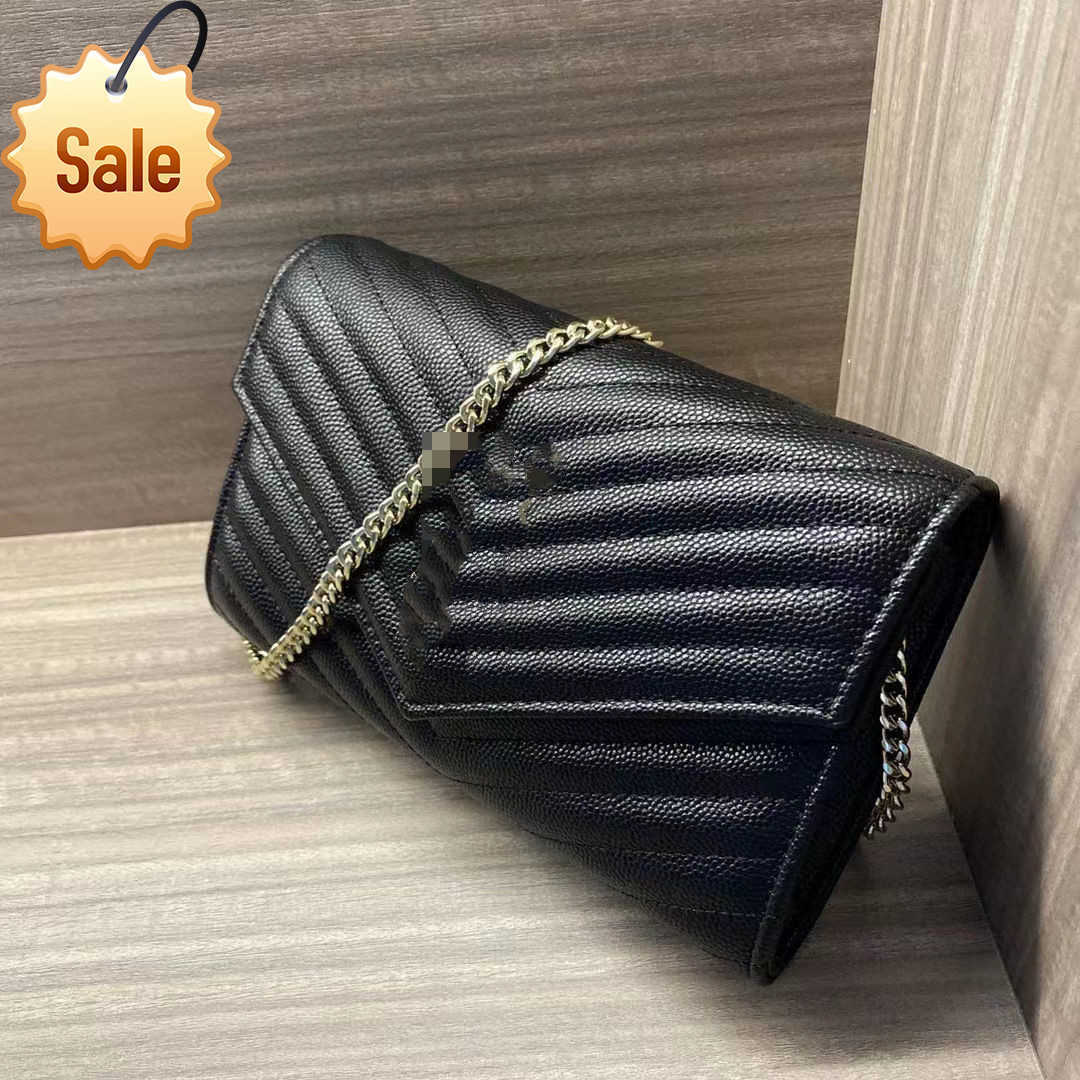 

Female Luxury Designer Handbag Single Shoulder Bags Female 2022 New Leather Envelope Fashion Diagonal Chain Bag Factory Low Price Direct Sales, Sky