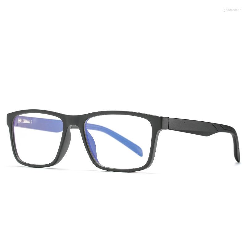 

Sunglasses Frames Tr Anti Blue Light Glasses Art Square Flat Men's And Women's Spring Goggles