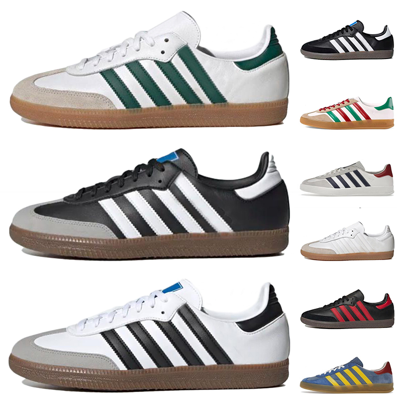 

Casual Shoes Gazelle Samba men women Vegan White Gum Red Velvet Mexico Manchester United Green Suede mens trainers womens designer sneakers outdoor, 36-45 white abc camo blue