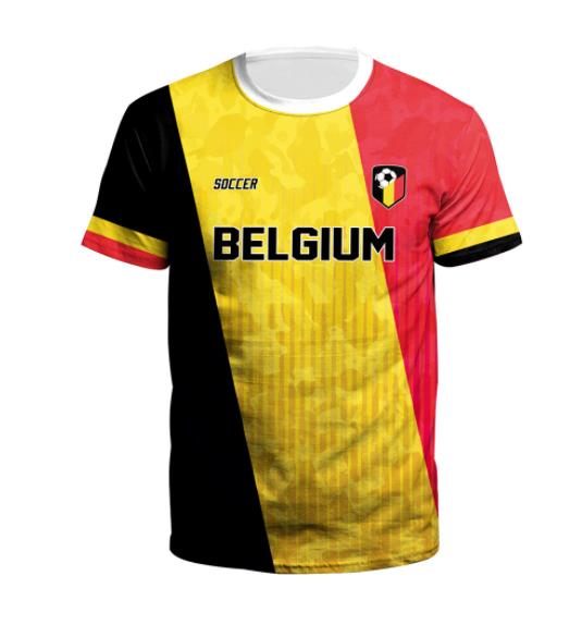 

Men' T-Shirts Qatar Fans Support The National Team Short Sleeve T-shirt for The 2022 Football World Cup, Aspic