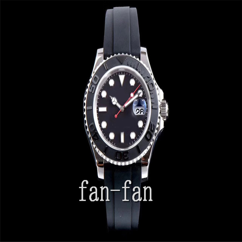 

A Factory Wristwatch 116655 Rubber 40mm menswear Watch 3135 automatic mechanical Bracelet movement men watches, White