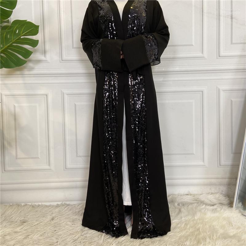 

Ethnic Clothing Eid Open Abaya Kimono Cardigan Turkey Muslim Hijab Dress Ramadan Nida Abayas For Women Dubai Arabic Islam Kaftan Robe