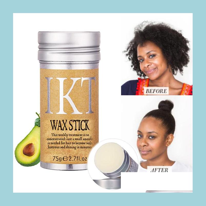 

Pomades Waxes Hair Edge Control Gel Wax Stick Slay Thin Baby Perfect Line Styling Smooth Frizziy Hairs Non Greasy 75G 6Pcs Drop De Dhc3S