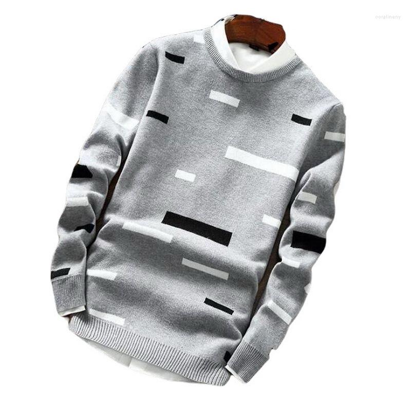 

Men's Sweaters Fashion Cashmere Sweater Men Mens Autumn Winter Warm Thicker Knit Wool Pullover Knitwear, Beige