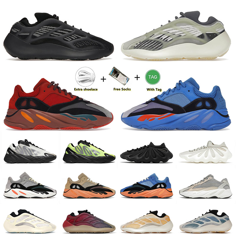 Hi-Res Blue Red 700 v3 Designer Running Shoes Fade Slate Alvah Carbon Kyanite v2 Wash Orange Azael Mens Women Sneakers Trainers Jogging Size 36-46, B37 phosphor 36-45