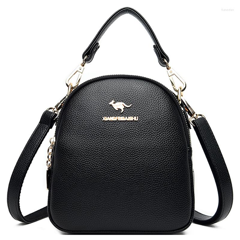 

Evening Bags Summer Style Soft Leather Luxury Handbags Women Designer Small Messenger Shoulder Crossbody For Sac A Main, Black